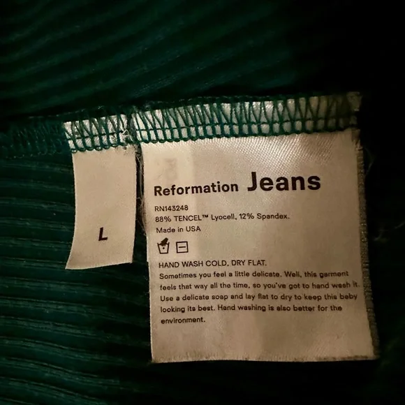 Reformation Julia RibbedTank Retail $88 - Picture 7 of 8